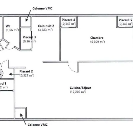 Apprt 41m2 6 Pers Avec 2 Chambres, 1 Coin Montage Avec Garage * לס דה-אלפס